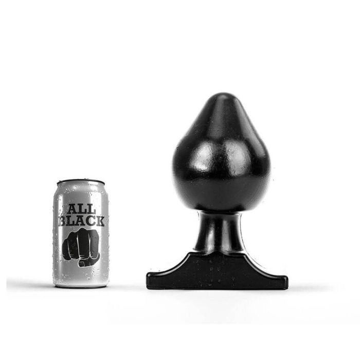  All Black 75 - Ekstra Stor Buttplug