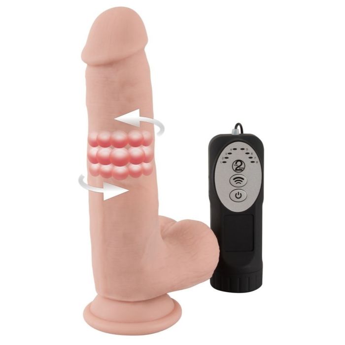 Medical Silicone - Roterende Dildo Vibrator