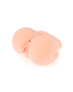 Realistisk masturbator i blødt hudfarvet materiale
